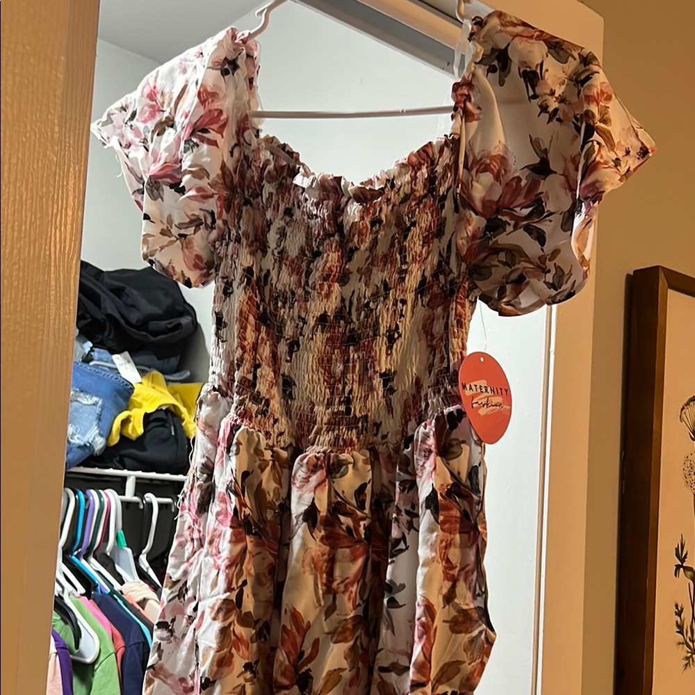 Floral Puff Sleeve Dress